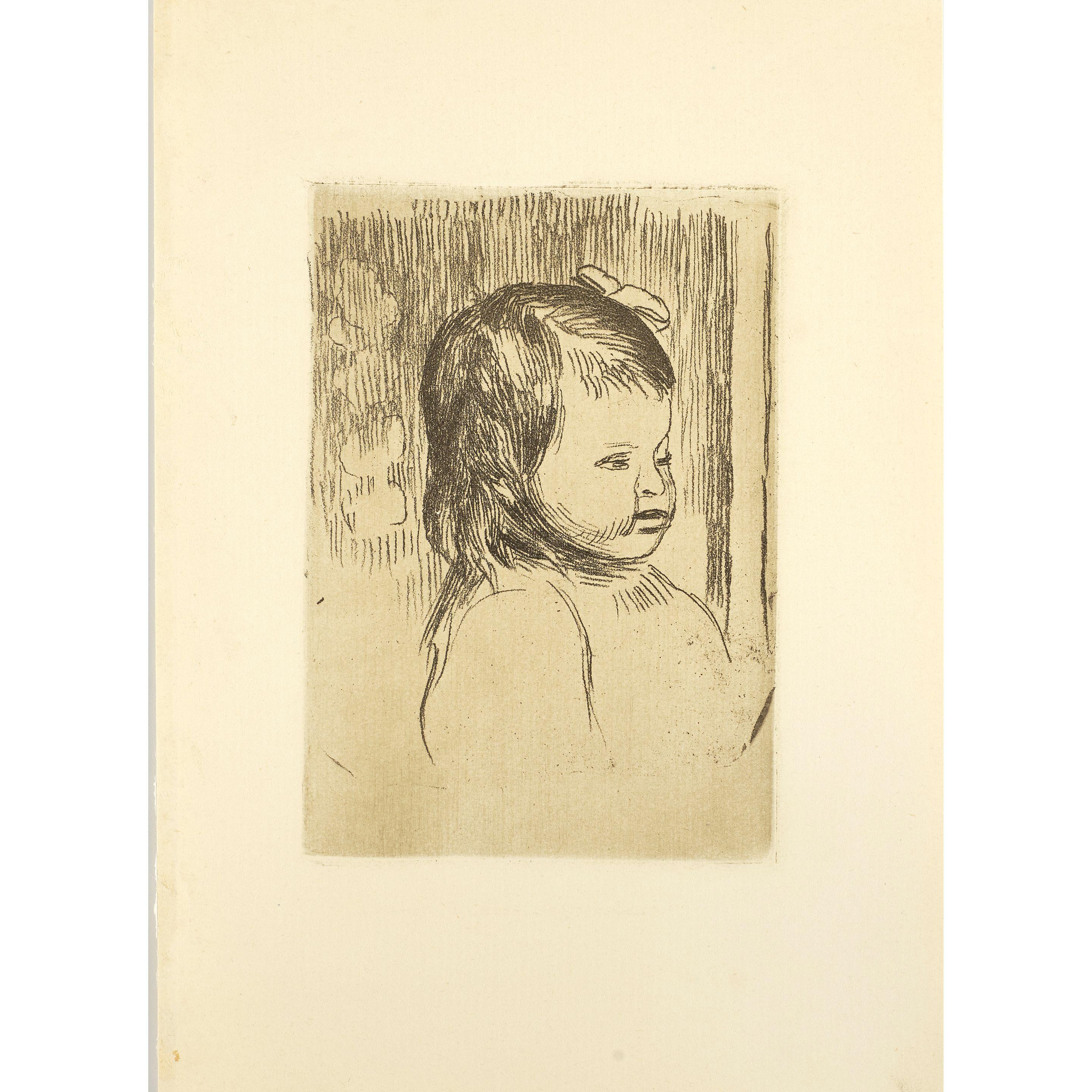 Pierre-Auguste Renoir - Buste d\'enfant tourné à droite (Bust of Child Turned to the Right)