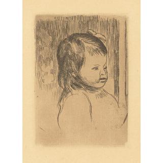 Pierre-Auguste Renoir - Buste d\'enfant, tourné à droite (Bust of Child, Turned to the Right)