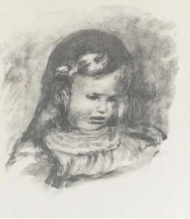Pierre-Auguste Renoir - Claude Renoir, la tête Baissée (D. 39)