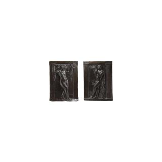 Pierre-Auguste Renoir - Danseuse Au Tambourin I; Joueur De Flûte: Two Bronze Reliefs