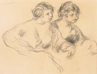 Pierre-Auguste Renoir - Deux jeunes femmes