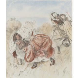 Pierre-Auguste Renoir - Enfants Jouant A La Balle (D.; S. 32),