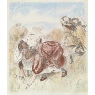 Pierre-Auguste Renoir - Enfants Jouant À La Balle (D., S. 32)