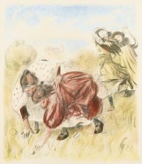 Pierre-Auguste Renoir - Enfants Jouant À La Balle (D., S. 32)