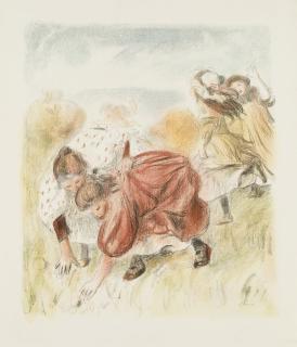Pierre-Auguste Renoir - Enfants jouant à la Balle (Delteil 32)