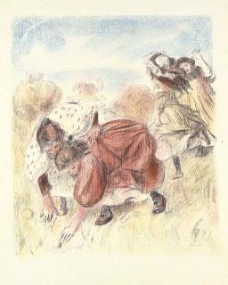 Pierre-Auguste Renoir - Enfants jouant à la Balle (Delteil 32)
