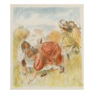 Pierre-Auguste Renoir - Enfants Jouant À La Balle (Delteil, Stella 32)