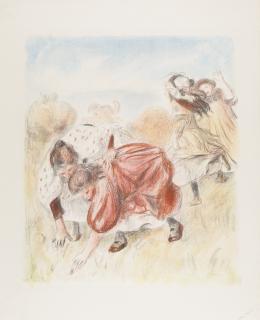 Pierre-Auguste Renoir - Enfants Jouant À La Balle (Delteil, Stella 32)
