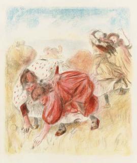 Pierre-Auguste Renoir - Enfants jouant à la balle (Delteil; Stella 32)