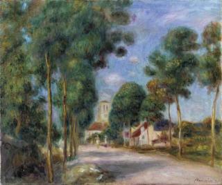 Pierre-Auguste Renoir - Entrée du Village D\'Essoyes