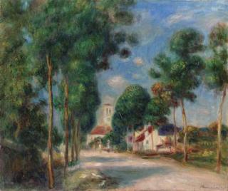 Pierre-Auguste Renoir - Entrée du Village d\'Essoyes