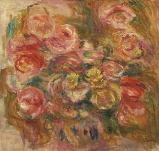 Pierre-Auguste Renoir - Esquisse de fleurs