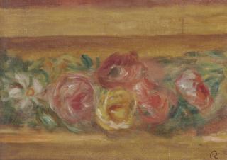 Pierre-Auguste Renoir - Etude pour l\'encadrement du portrait Madame de Galéa, détail de frise (Guirlande)