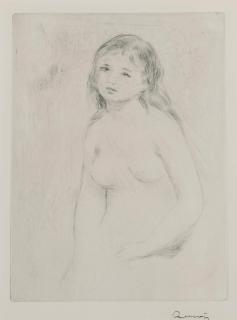 Pierre-Auguste Renoir - Etude pour une baigneuse (Delteil 16)