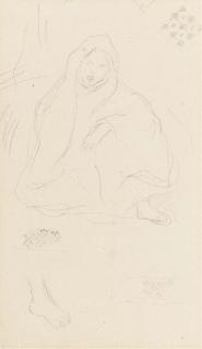 Pierre-Auguste Renoir - Etude pour une femme d\'Alger