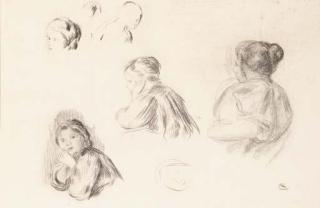 Pierre-Auguste Renoir - Etudes de Jeunes Filles