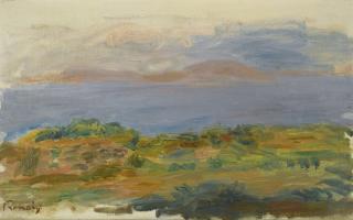 Pierre-Auguste Renoir - Falaise Verte Et Mer