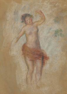 Pierre-Auguste Renoir - Faunesse dansant  ou Etude pour  Oedipe-Roi