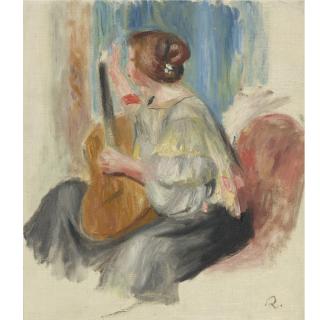 Pierre-Auguste Renoir - Femme À La Guitare