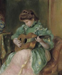 Pierre-Auguste Renoir - Femme À La Guitare