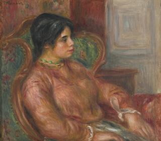 Pierre-Auguste Renoir - Femme Au Fauteuil Vert