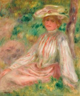 Pierre-Auguste Renoir - Femme Au Jardin