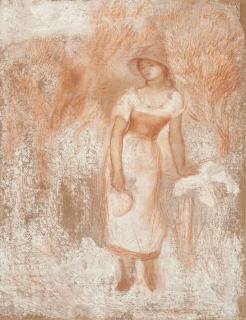 Pierre-Auguste Renoir - Femme debout à la faucille (La moissonneuse)