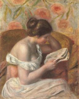 Pierre-Auguste Renoir - Femme lisant