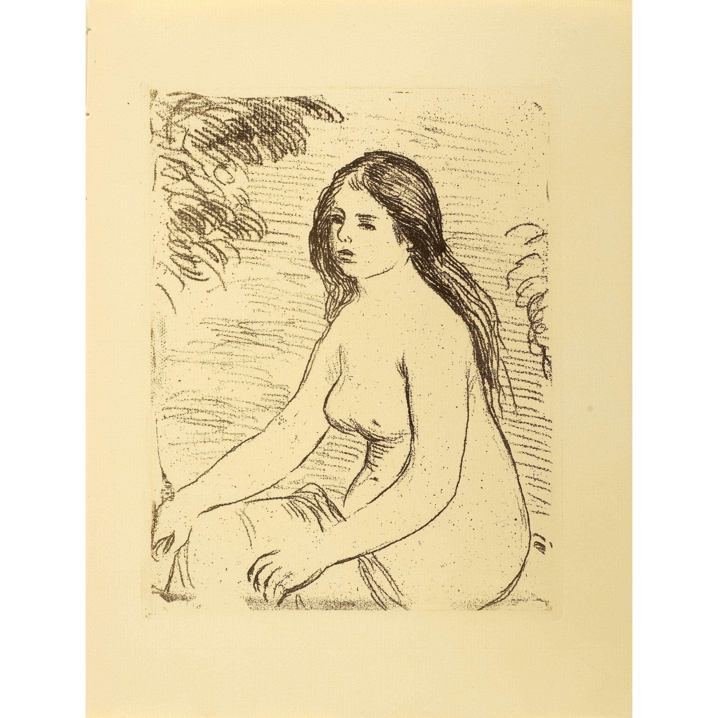 Pierre-Auguste Renoir - Femme nue assise (Seated Female Nude)