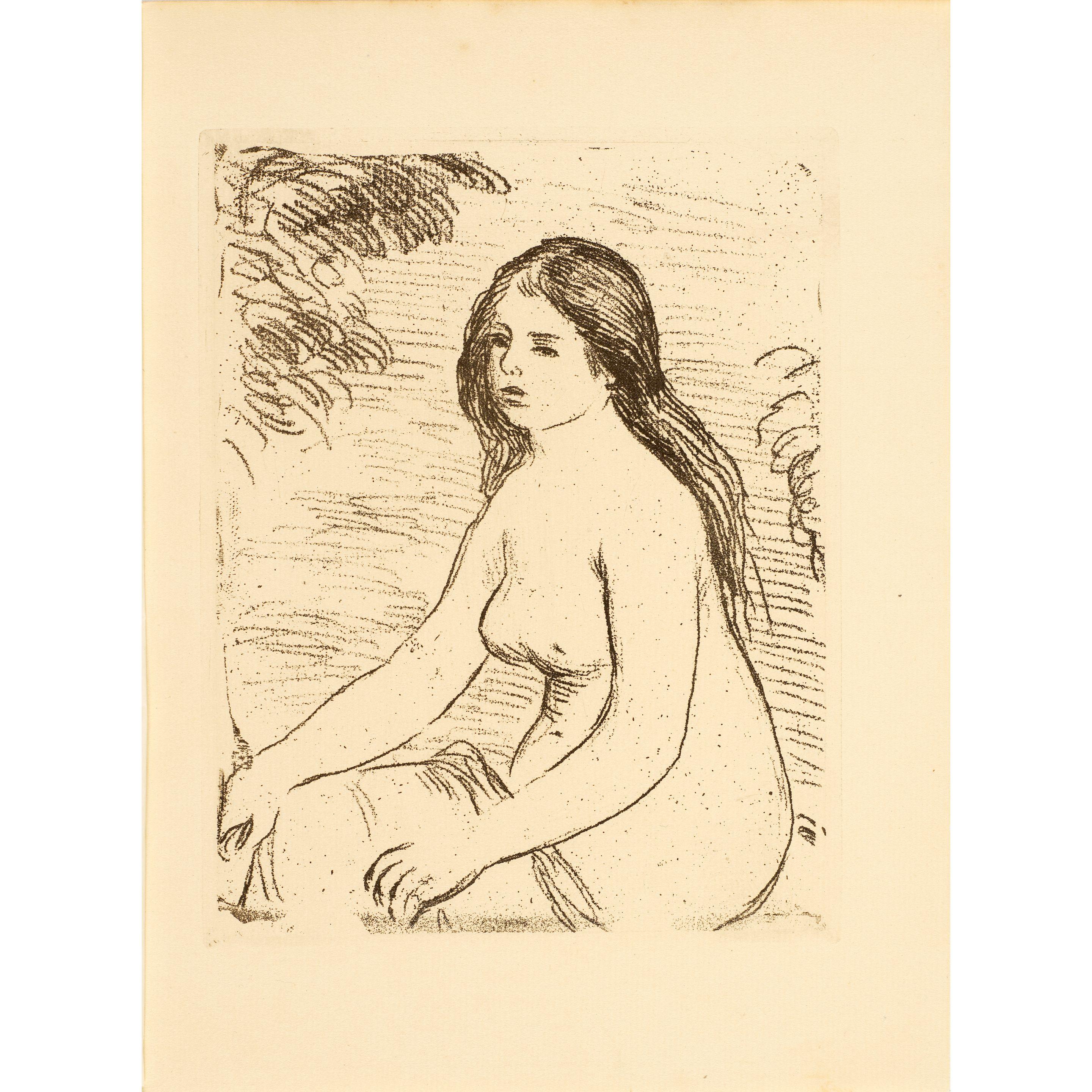 Pierre-Auguste Renoir - Femme nue assise (Seated Female Nude)