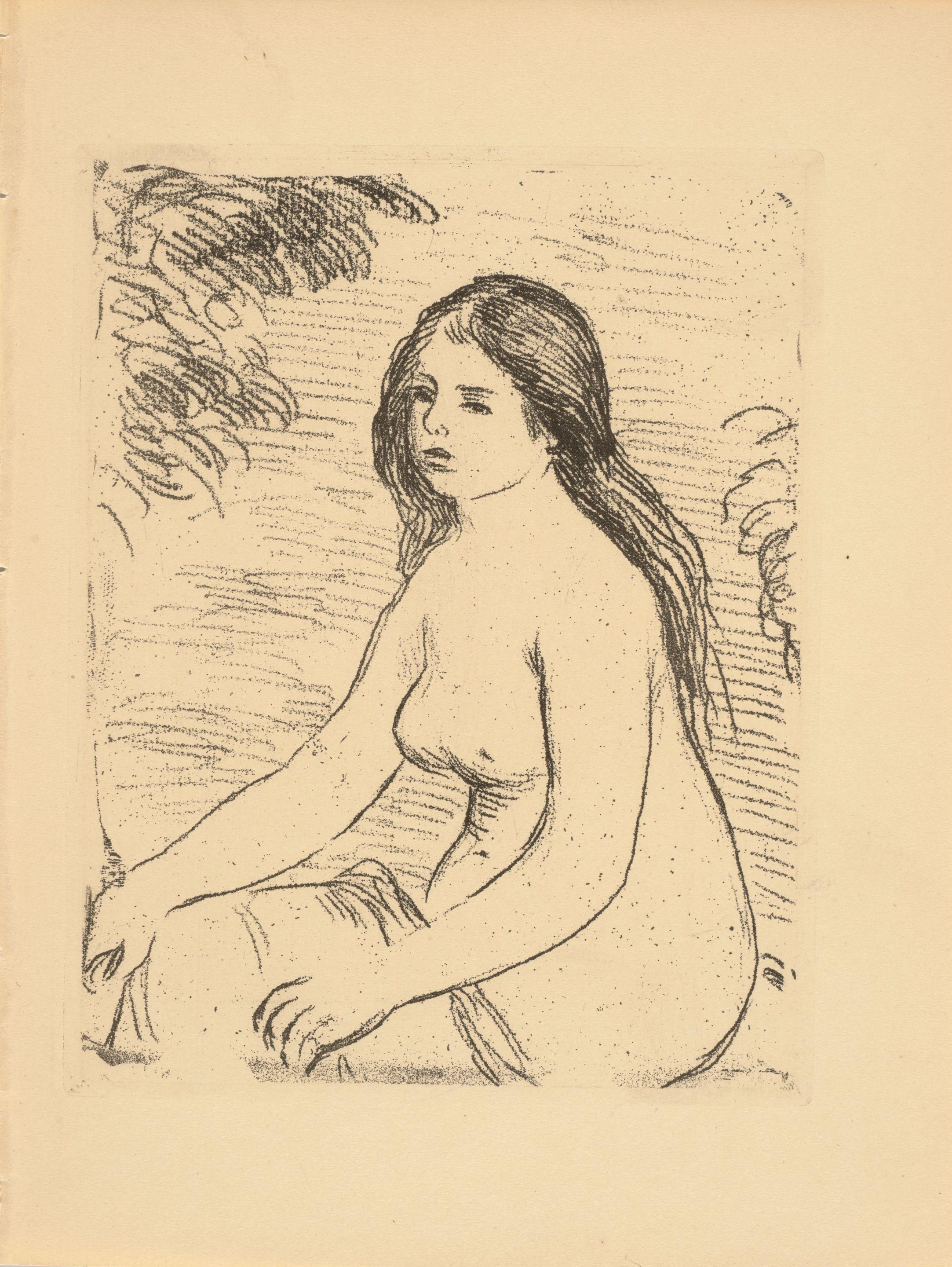Pierre-Auguste Renoir - Femme nue assise