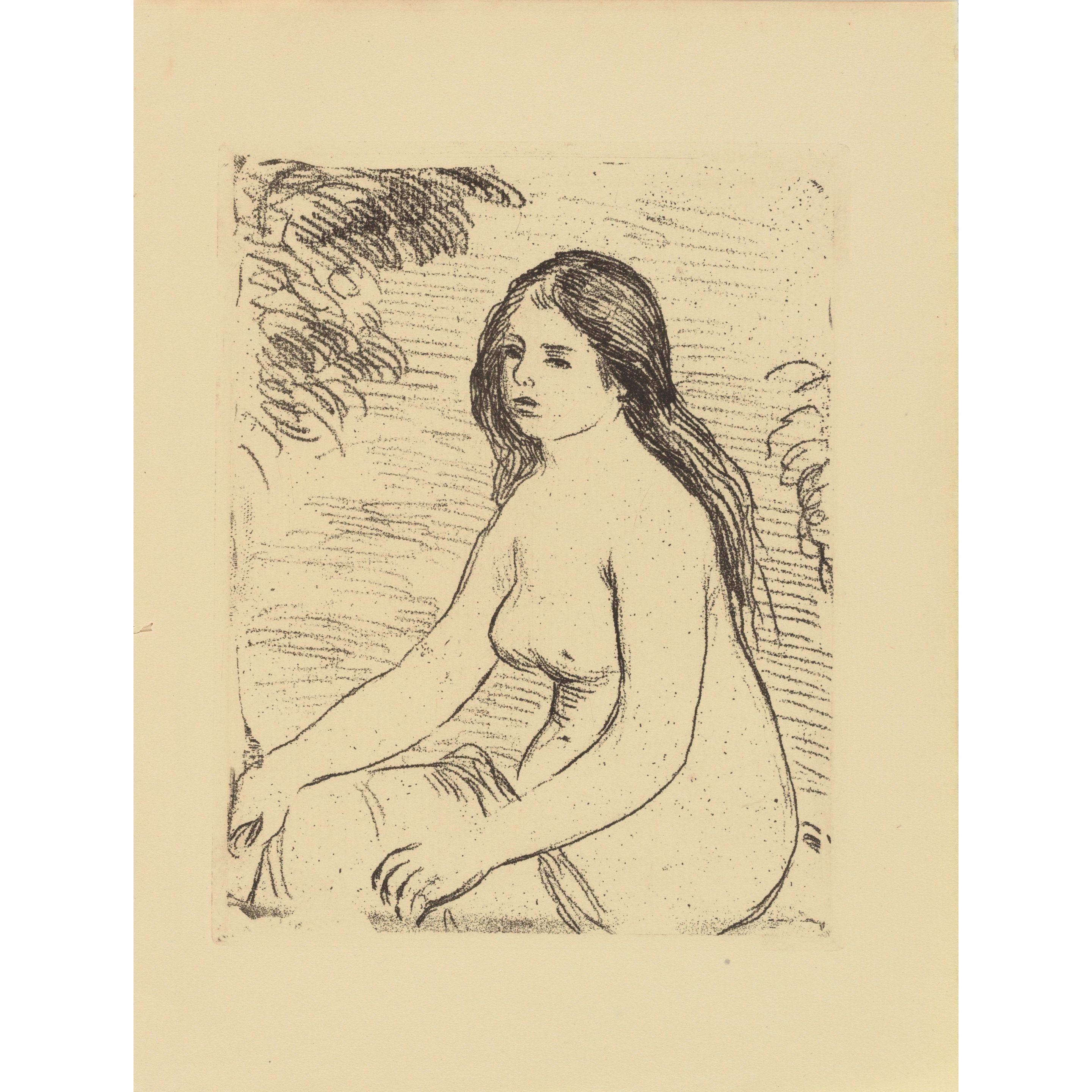 Pierre-Auguste Renoir - Femme nue assise