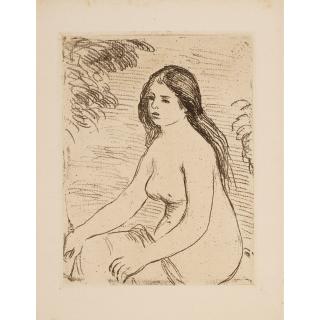 Pierre-Auguste Renoir - Femme nue assise