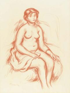 Pierre-Auguste Renoir - Femme nue assise
