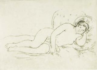 Pierre-Auguste Renoir - Femme nue couchée (D.; S. 14)