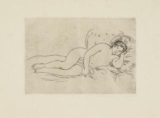 Pierre-Auguste Renoir - Femme nue couchée (tournée à droite), 2. Zustand
