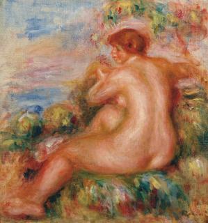 Pierre-Auguste Renoir - Femme nue dans un paysage