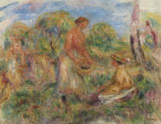 Pierre-Auguste Renoir - Femmes dans un paysage