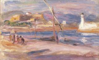 Pierre-Auguste Renoir - Fort Carré et phare d\'Antibes