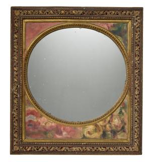 Pierre-Auguste Renoir - Jetée de fleurs – décoration d\'un miroir Louis XVI