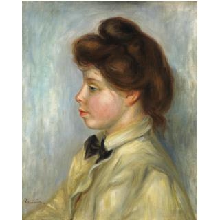 Pierre-Auguste Renoir - Jeune Femme À La Cravate Noire