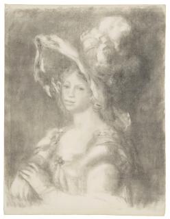 Pierre-Auguste Renoir - Jeune Femme en Buste (Mlle Diéterle)