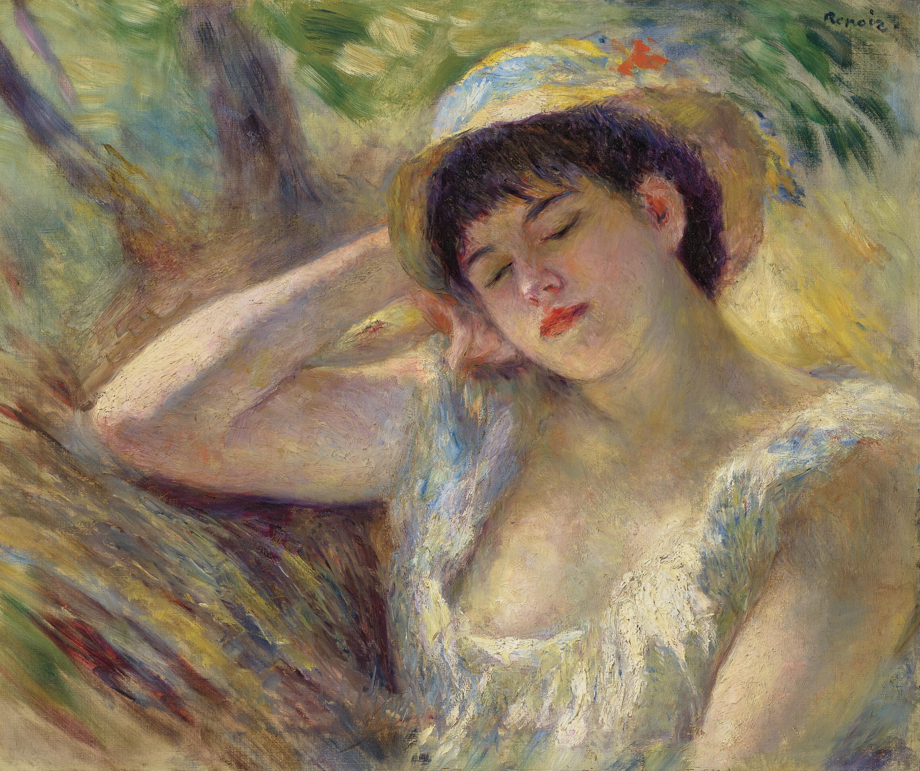 Pierre-Auguste Renoir - Jeune fille endormie (La dormeuse)