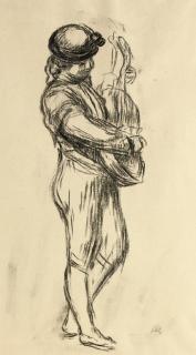 Pierre-Auguste Renoir - Jeune musicien à la guitare