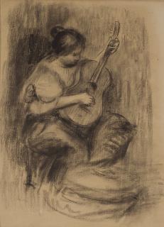 Pierre-Auguste Renoir - Joueuse De Guitar