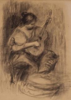 Pierre-Auguste Renoir - Joueuse De Guitar