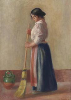 Pierre-Auguste Renoir - La Balayeuse