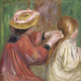 Pierre-Auguste Renoir - La coiffure de l\'enfant