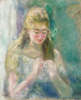 Pierre-Auguste Renoir - La couseuse