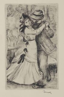 Pierre-Auguste Renoir - La Danse à la Campagne, 2e Planche (D., S. 2)